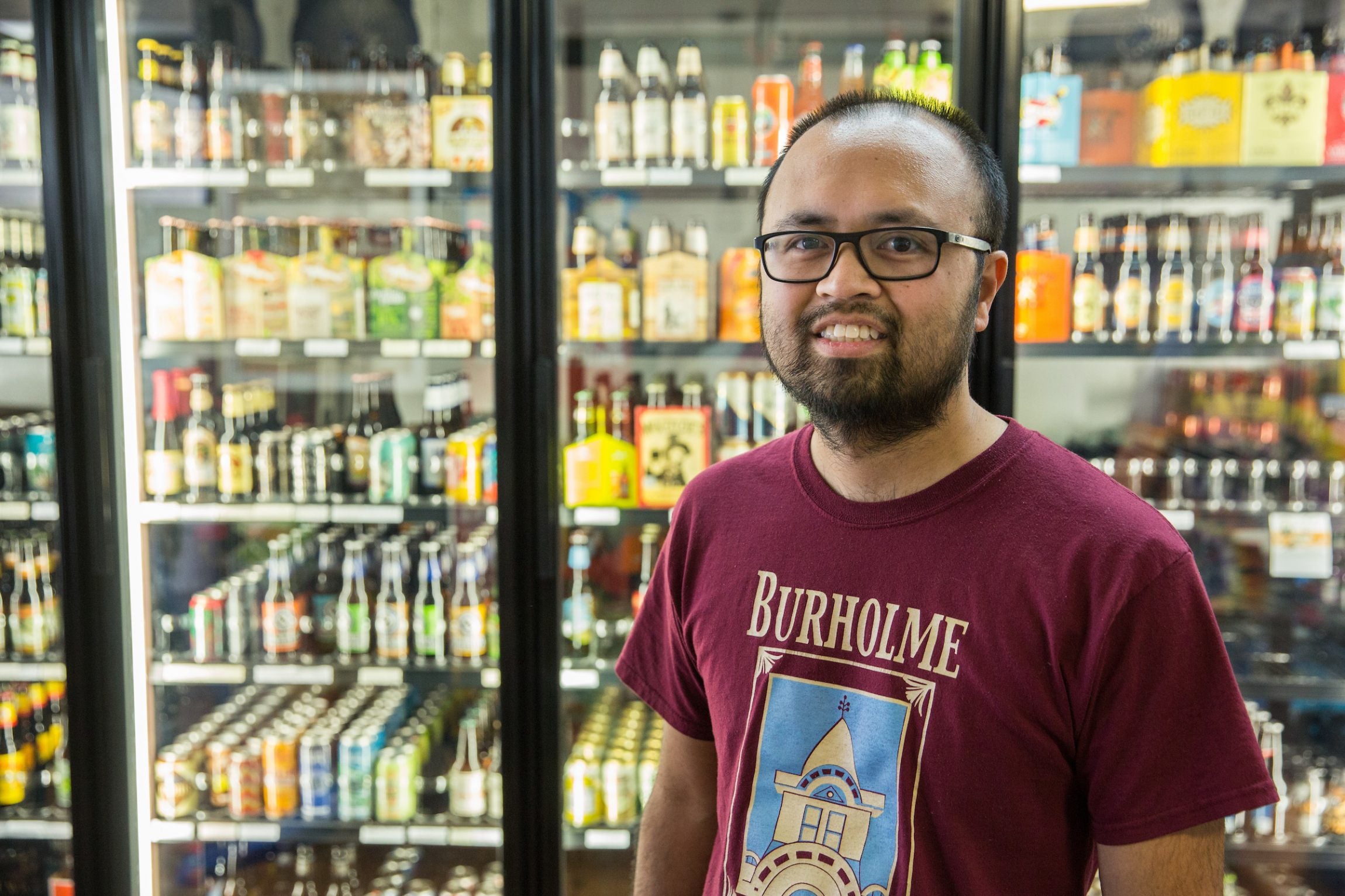 Frank Huynh of Chase's Hop Shop at the 2017 Night Market in Burholme in Northeast Philly. 