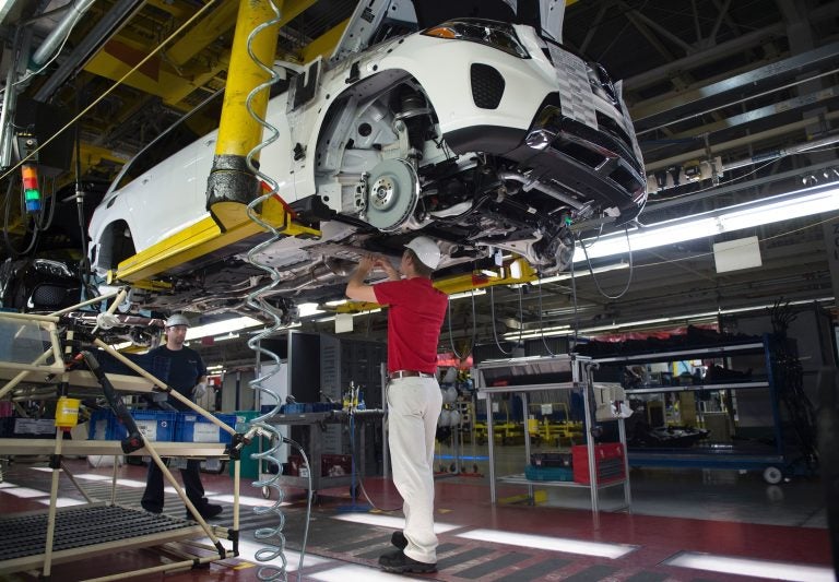 President Trump has continually called out China for its high tariffs and barriers to entry. But China isn't alone in zealously protecting its domestic auto market.
(Andrew Caballero-Reynolds/AFP/Getty Images)