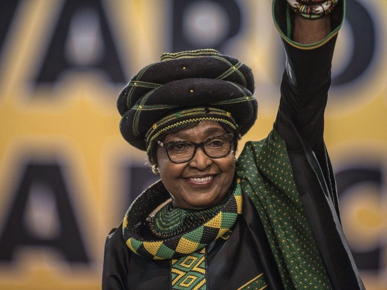 Winnie Mandela, anti-apartheid campaigner and wife of the late Nelson Mandela, attended ANC National Conference in December.