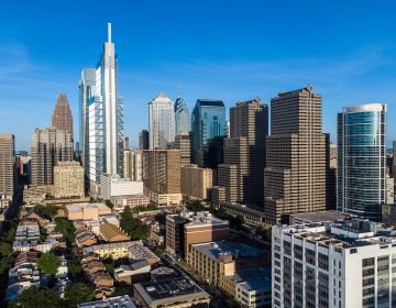 The Philadelphia skyline is pictured in a file photo.