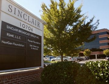 Sinclair Broadcast Group Inc.'s headquarters stands  in Hunt Valley, Md.  (AP Photo/ Steve Ruark)