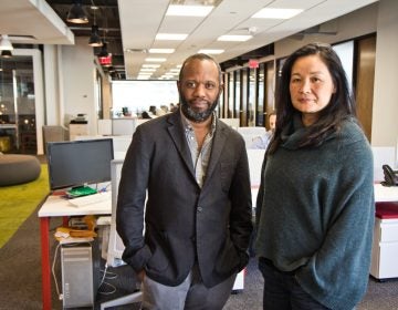 Thyyib Smith and Meegan Denenberg are cofounders of Pipeline Philly, a co-working space in Center City.