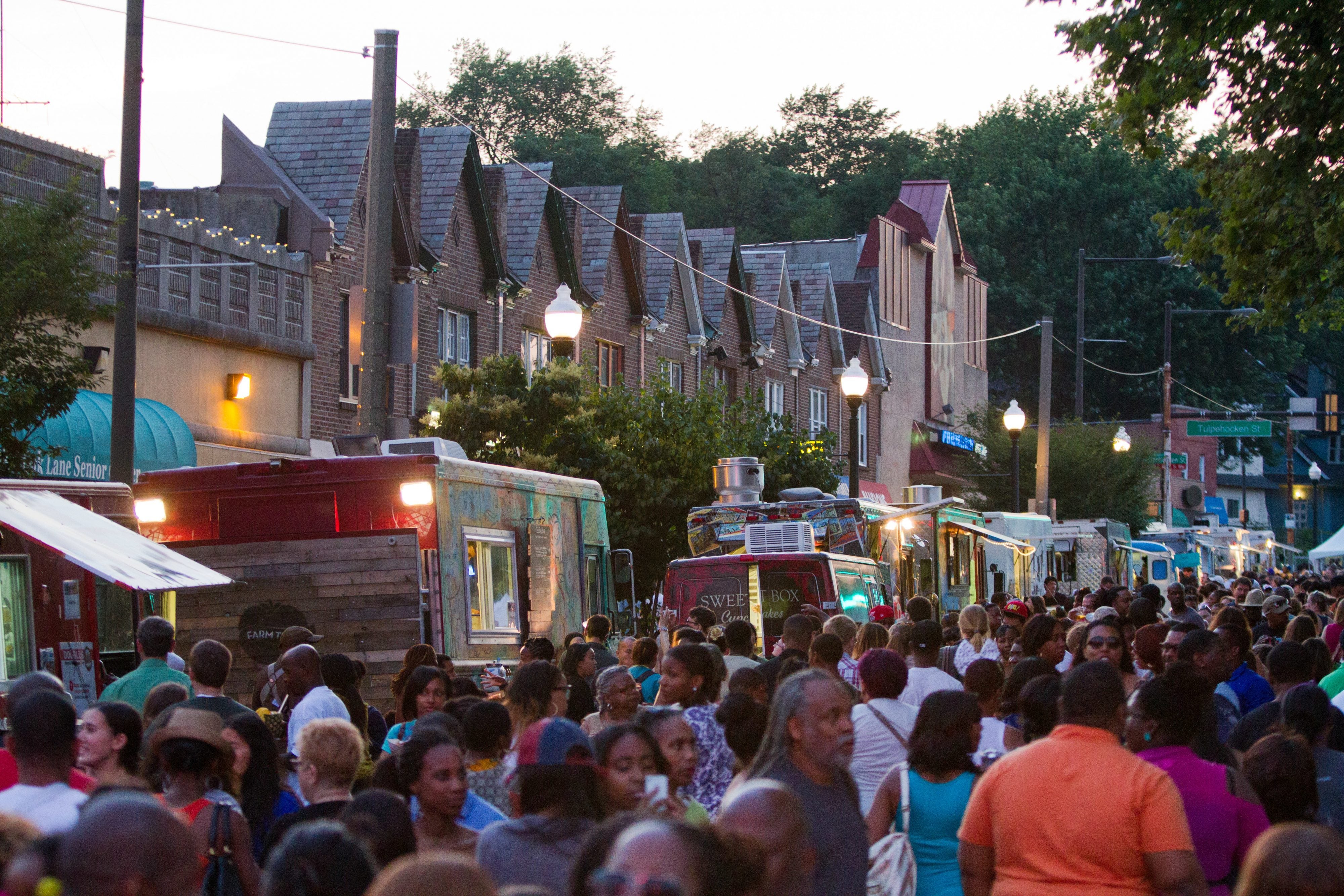 The Ogontz Avenue Revitalization Corporation used the Night Market as a chance to pay homage to the former West Oak Lane Jazz Festival.