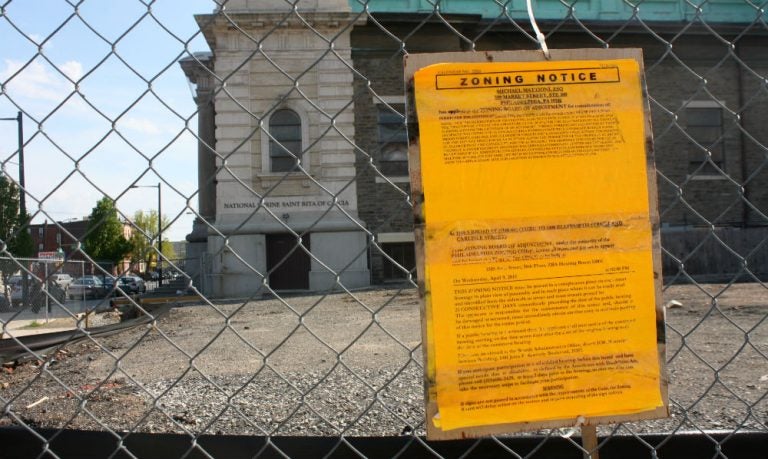 Zoning notice (PlanPhilly/file)