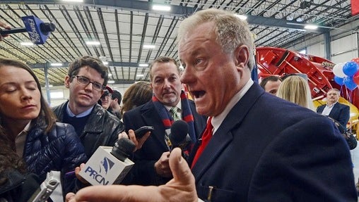 Scott Wagner hosted a town hall on Thursday night in Cumberland County. (Marc Levy/AP Photo, file)