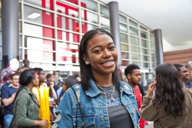 Philadelphia senior Chloe Booker will head to West Chester University. (Kimberly Paynter/WHYY)