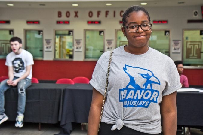 Philadelphia senior Kyarrah Williams will head to Manor College. (Kimberly Paynter/WHYY)