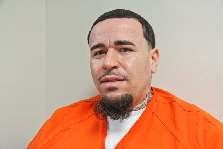 William Rivera, 37, has been incarcerated more than 40 times since he was 10. Today, he’s coming home with hope and help from a new program that aims to treat Rivera’s addiction. (Kimberly Paynter/WHYY)