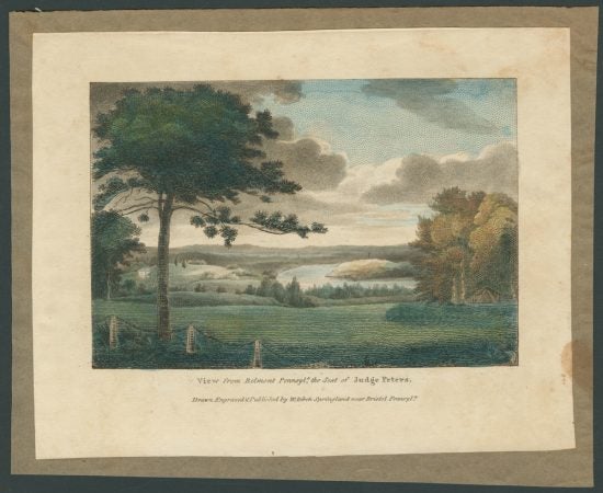 The View from Belmont, by William Birch. (Courtesy of The Library Company of Philadelphia)