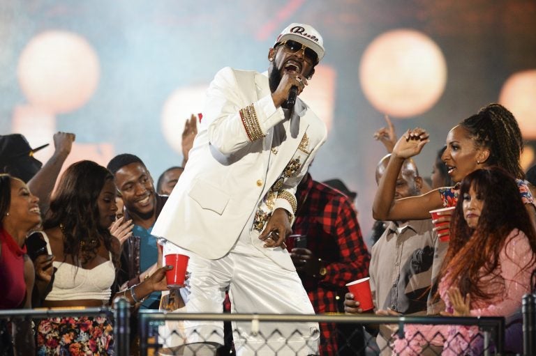 In this Nov. 6, 2015, file photo, R. Kelly performs during the 2015 Soul Train Awards at the Orleans Arena in Las Vegas.