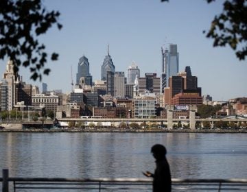 The Philadelphia skyline is seen along the banks of the Delaware River, Wednesday, Oct. 18, 2017. (Matt Rourke/AP Photo)