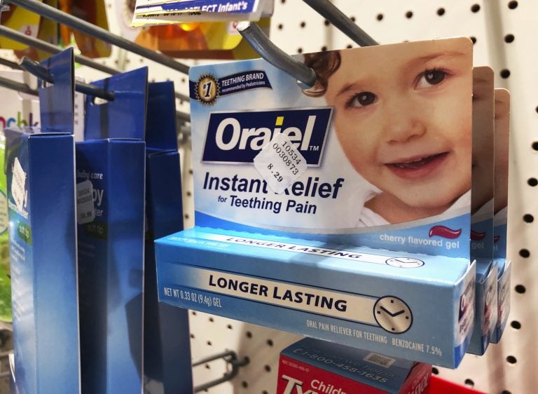 Orajel teething best sale pain medicine