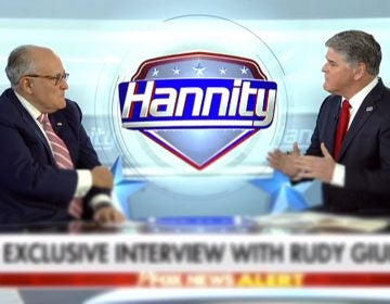 Rudy Giuliani (left) and Sean Hannity on Fox's Hannity (foxnews.com)