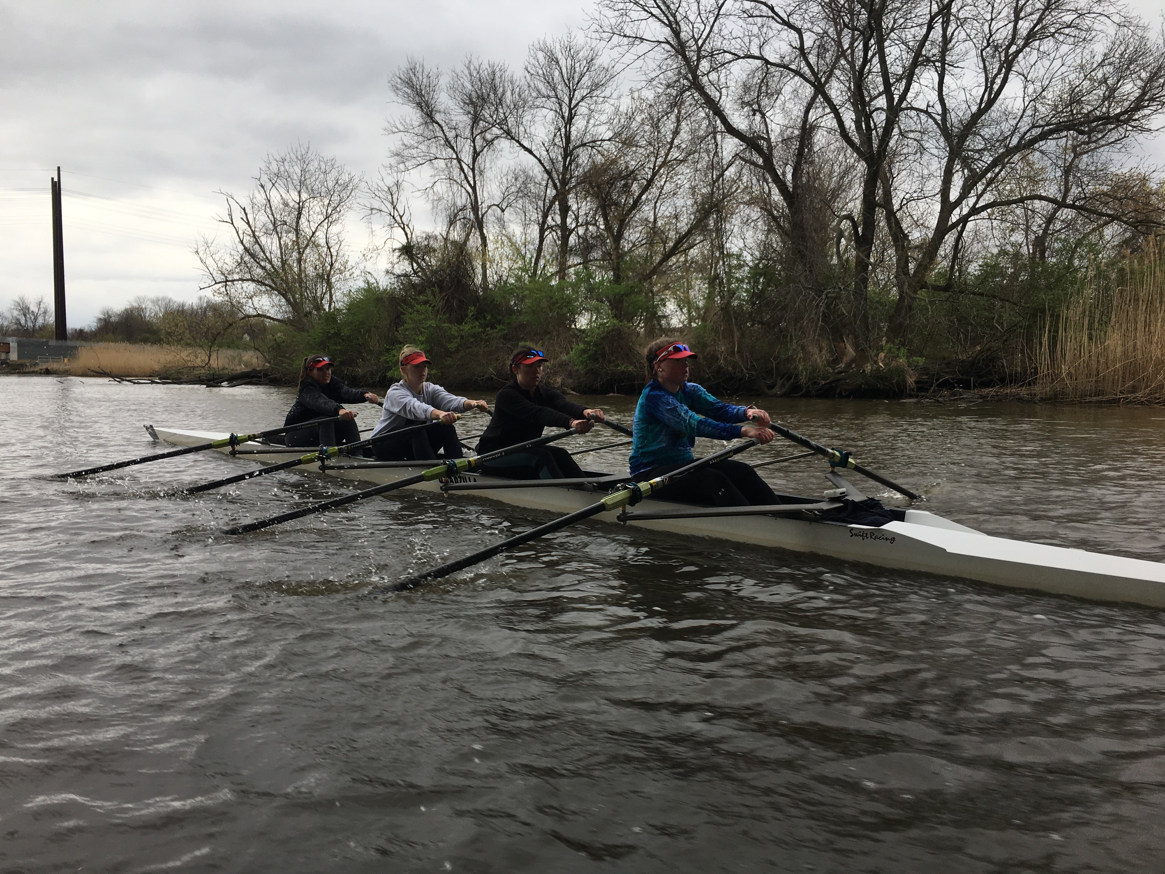 Delaware rowers see urban river in a different light
