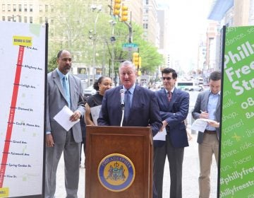 Mayor Jim Kenney announces the 2018 Philly Free Streets route — North Broad Street from City Hall up to Erie Avenue. (City of Philadelphia)