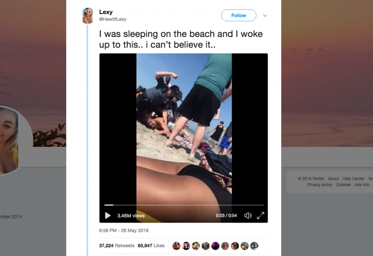 Twitter video shows Wildwood police officers hitting a woman