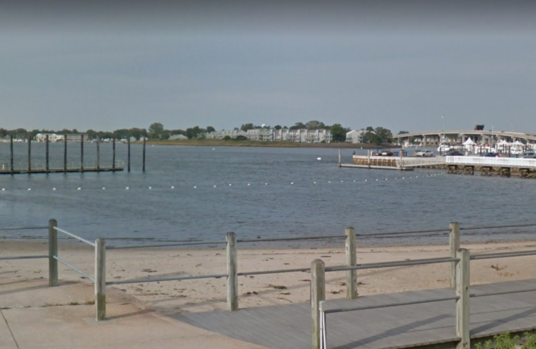 The L Street river beach in Belmar, New Jersey. (Google image)