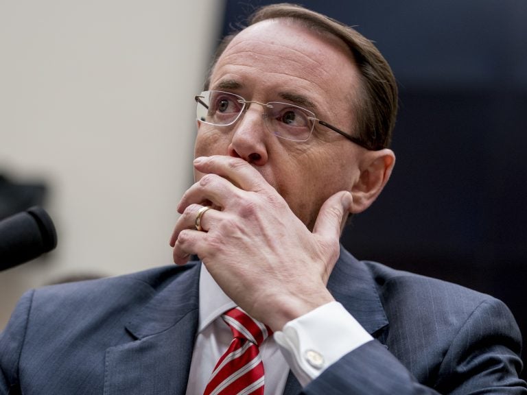 Deputy Attorney General Rod Rosenstein vowed the Justice Department would look into whether there was any wrongdoing in its Russia investigation.