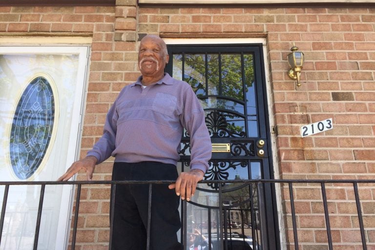 Linton Rawls, 80, lives across the street from the empty lot where Temple wants to build a community center.