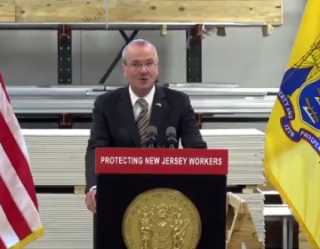 N.J. Gov. Phil Murphy says the task force will make recommendations on how to improve misclassification monitoring and enforcement. (Phil Gregory/WHYY)