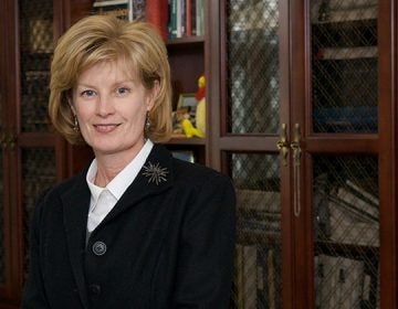 Robin Morgan, a longtime UD faculty member, is the school's first permanent female provost. (University of Delaware)