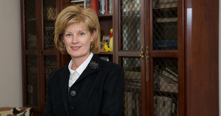 Robin Morgan, a longtime UD faculty member, is the school's first permanent female provost. (University of Delaware)