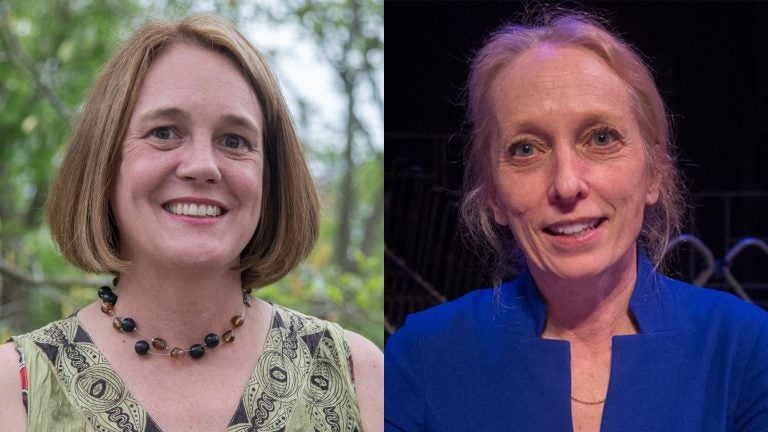 Ashley Lunkenheimer (left) and Mary Gay Scanlon (Emily Cohen for WHYY) 