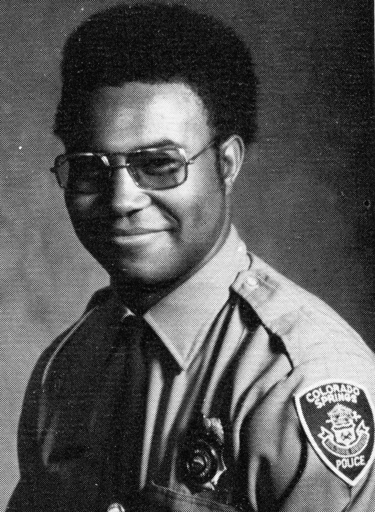 Ron Stallworth (pictured here in 1975) was the first black detective in the history of the Colorado Springs Police Department. (Courtesy of Ron Stallworth)