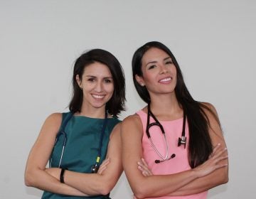 Drs. Angela Castellanos and Edith Bracho Sanchez, both pediatricians, produce and host 