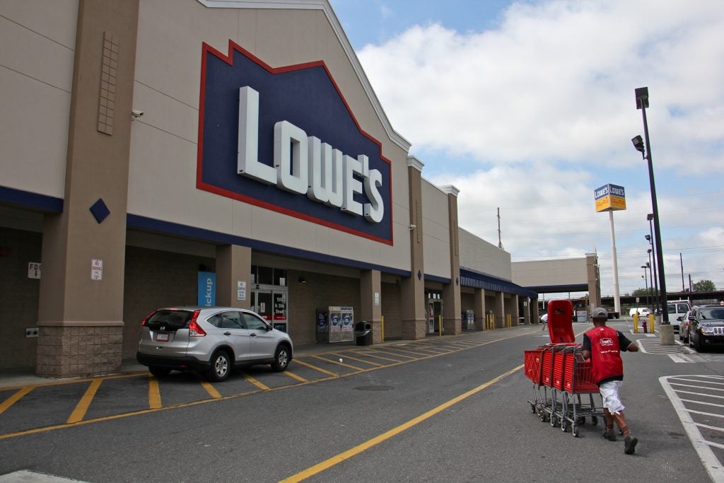 The Lowe's home improvement store on North 50th Street in West Philadelphia.