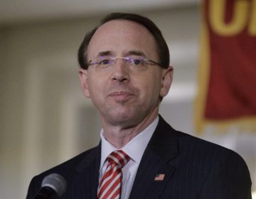 Deputy U.S. Attorney General Rod Rosenstein has delivered a clear message to Philadelphia officials: If you open a supervised injection site, the federal response will be swift and aggressive. (Bastiaan Slabbers for WHYY)
