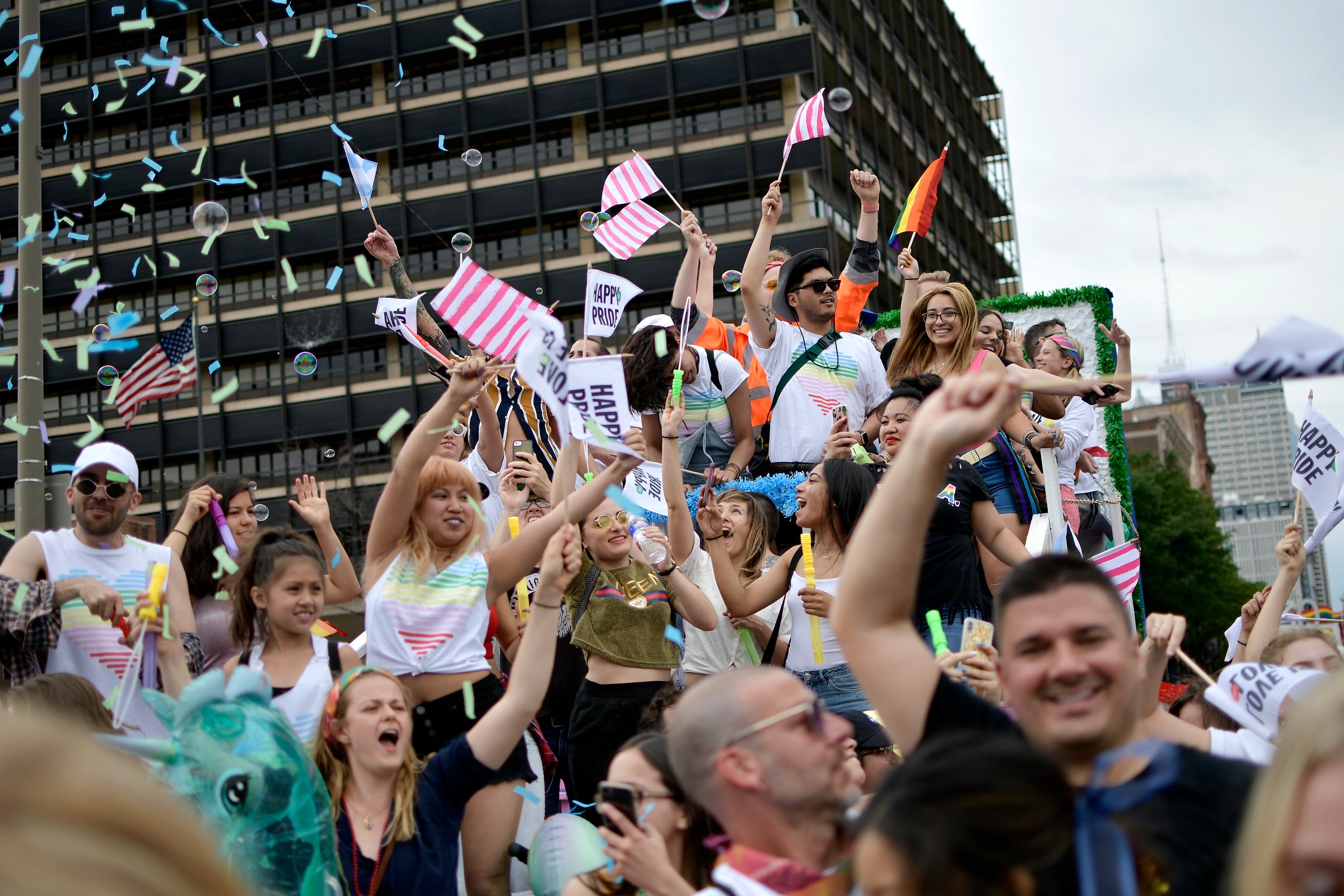 New York City Pride March draws crowd of thousands in Manhattan