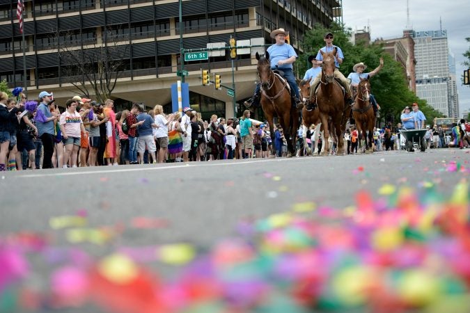 Scene from Philadelphia's 30th annual PrideDay on Sunday, June 10, 2018. (Bastiaan Slabbers for WHYY)