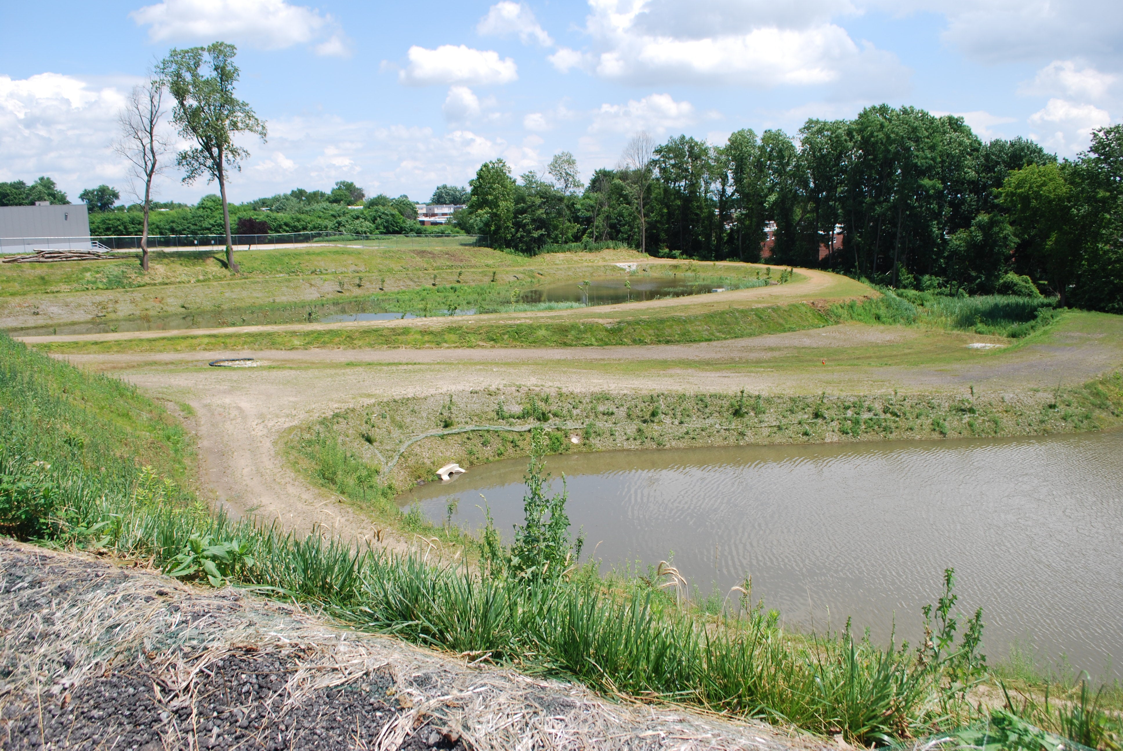 storm water basin cleaning