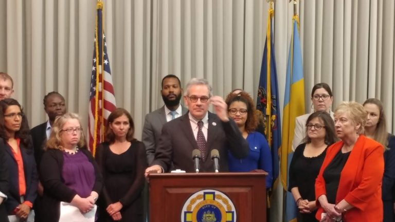 Philadelphia District Attorney Larry Krasner discusses his office's policy on unauthorized immigrants victimized by crime. 