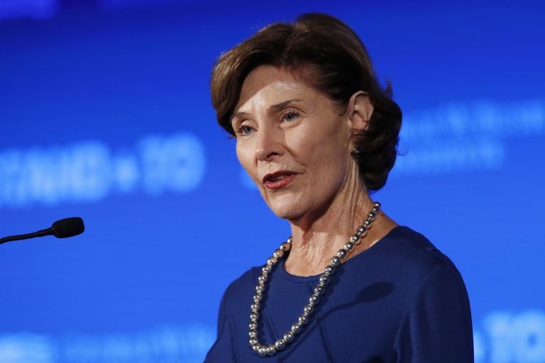 Former first lady Laura Bush