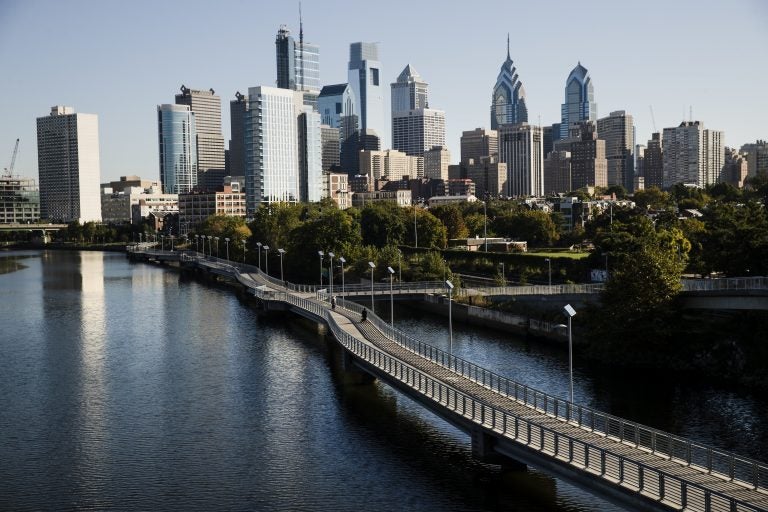 Shown is the Schuylkill River and view of the Philadelphia skyline, Wednesday, Oct. 18, 2017. (Matt Rourke/AP Photo)