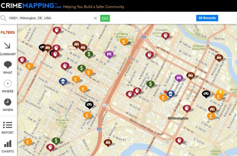 Wilmington crime mapping tool aims at improving transparency WHYY