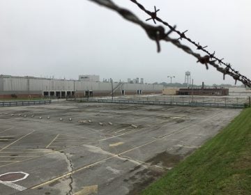 The former GM plant near Newport, Delaware has been vacant since 2009. New plans for a logistics and fulfillment center at the site could bring 2,000 new jobs to the area. (Mark Eichmann/WHYY)