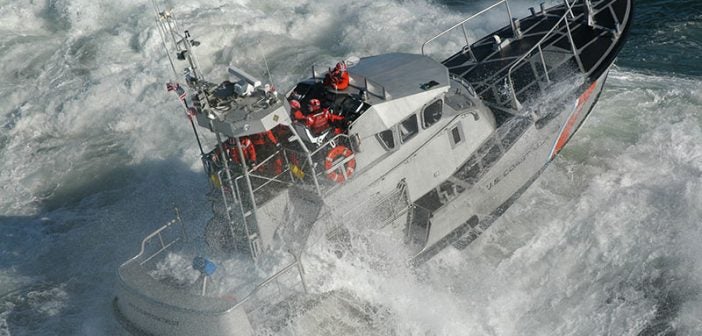 A Coast Guard file photo of a 47-foot Motor Lifeboat.