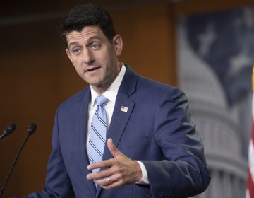 Speaker of the House Paul Ryan takes questions last week from reporters following a closed-door GOP meeting on immigration without reaching an agreement between conservatives and moderates.