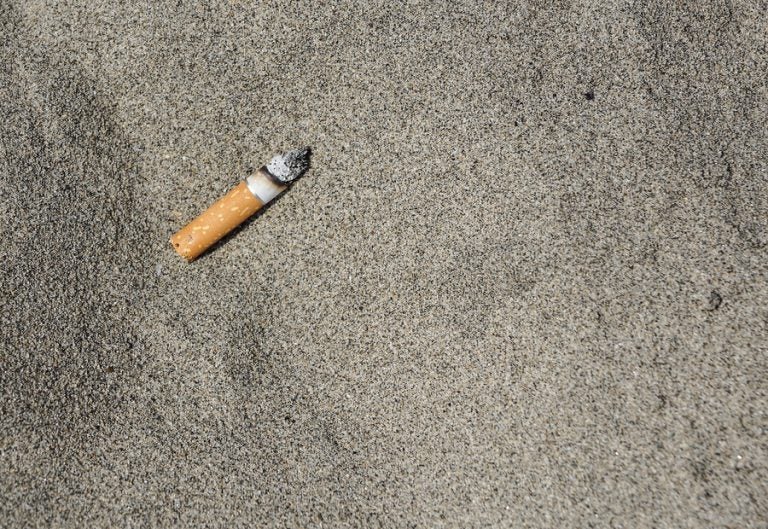 A Jersey Shore community is undertaking an innovation solution to a problem that has long plagued beaches: cigarette butts. (Big Stock photo)