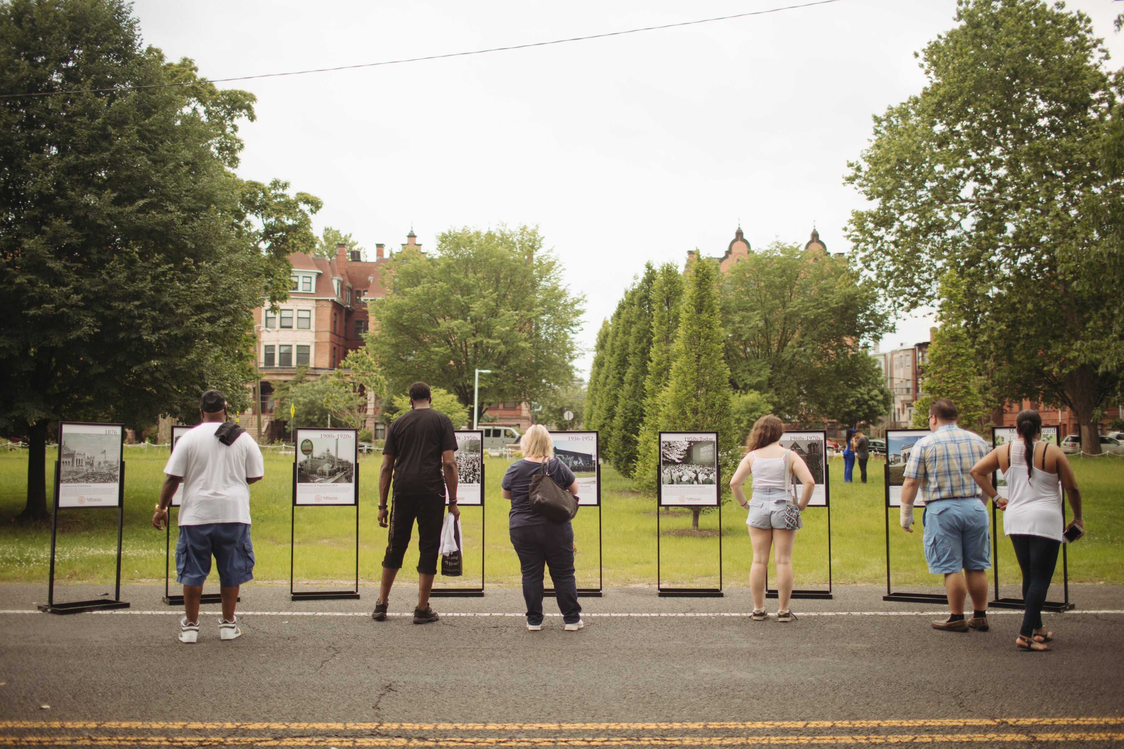 Parkside history on display at West Park Arts Fest, June 2018. 