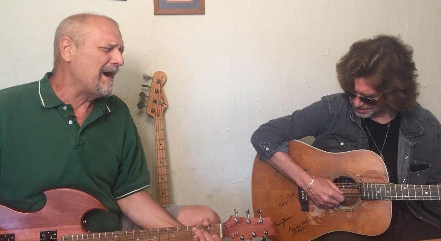 A rejuvenated Jim Bennett and his old bandmate John Flynn played a couple of songs for WHYY, including a rousing rendition of 