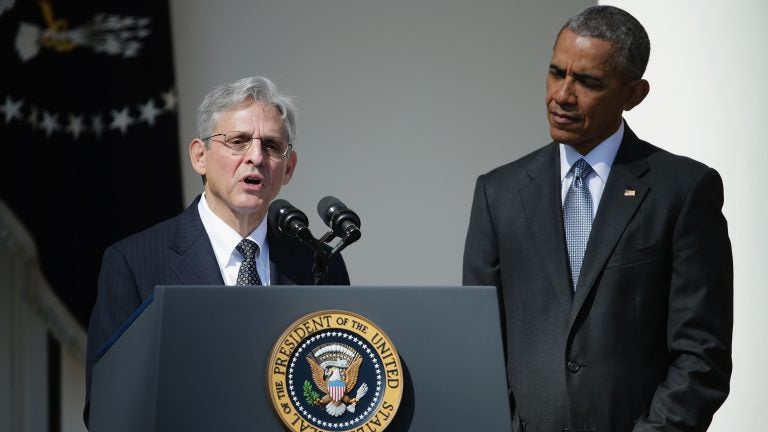 Merrick Garland was nominated to the Supreme Court by former President Barack Obama in March 2016. The Senate never voted on his nomination.
(Chip Somodevilla/Getty Images)