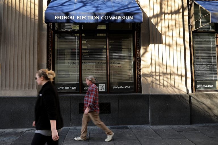 A 2016 file photo of the Federal Election Commission's headquarters in Washington, D.C. The campaign finance agency is considering new disclosure rules for online political ads. (Chip Somodevilla/Getty Images)