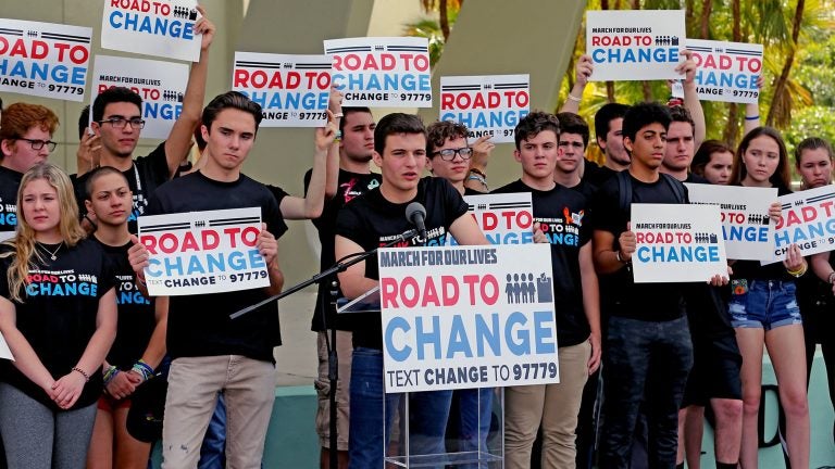 The March For Our Lives movement is hitting the road this summer to register young people to vote ahead of the November mid-term elections. (Miami Herald/TNS via Getty Images)