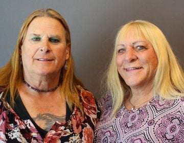 Veterans Sue McConnell (left) and Kristyn Weed bonded quickly after meeting at a weekly VA transgender support group. 