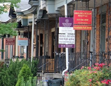 Rowhouses at 34th and Spring Garden streets for sale or rent