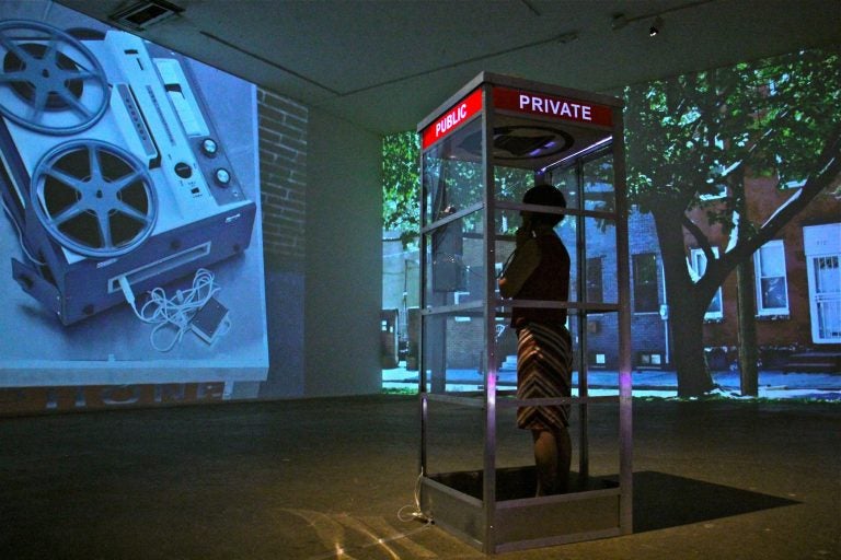 Lisa Marie Patzer's immersive installation at the Crane Arts Building, 